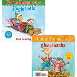 Llama Llama 2-in-1: Gives Thanks/Jingle Bells Rhymes Book By Anna Dewdney - English-picture-14