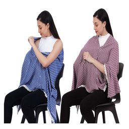 AGUILA Multi Purpose Feeding Shawl Pack Of 2 - Skye Blue,Maroon-image-88