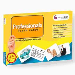 Hungry Brain Professionals 24 Flash Cards - Multicolor-image-17