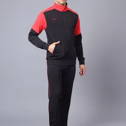 Shiv Naresh Men Mock Collar Jacket With Track Pant image 4