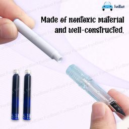 FunBlast Medium Point Fountain Pen Set with Rabbit Theme  Purple image 5