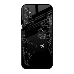 QRIOH Qrioh Dark Samsung Galaxy M15 5G Glass Back Case Mobile Accessories-picture-41