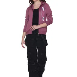 A & Y Women Printed Hooded Sweatshirt-image-51