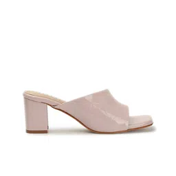 ELLE Open Toe Block Heels image 5