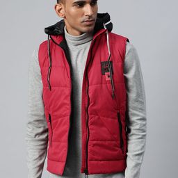 Pierre Carlo Men Red Padded Jacket-67