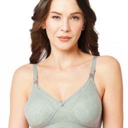 Libertina Grey Cotton Everyday Bra-image-72