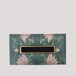 Karo Aafiya Printed Dark Green Wood Tissue Box-18