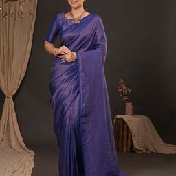 Anouk Woven Design Zari Silk Blend Kanjeevaram Saree-25