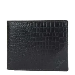 Aditi Wasan Black Casual Leather Bi-Fold Wallet for Men-picture-39