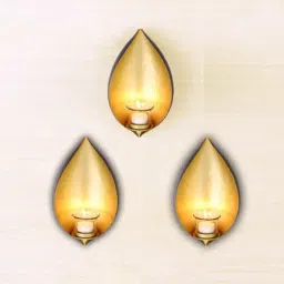 Hosley Decorative Wall Sconce with Free Tealights Set of - 3-image-33