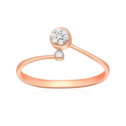 Malabar Gold and Diamonds 18k Rose Gold Ring for Women-picture-13