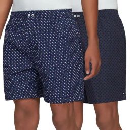 XYXX Navy & Mid Blue Printed Boxers - Pack of 2-image-17
