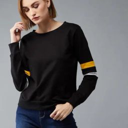 DOLCE CRUDO Black Regular Fit Pullover-image-24