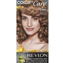 Revlon Color N Care Permanent Hair Color Cream Light Golden Brown 6G Combo Set-image-27