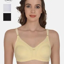 mod & shy Beige & White Bra - Pack Of 3-picture-33