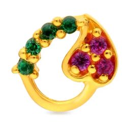 Malabar Gold and Diamonds 22k Gold Nosepin for Women-image-76