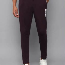 Tribe by Allen Solly Purple Regular Fit Printed Trackpants-image-12