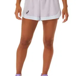 Asics Purple Printed Sports Shorts-image-32