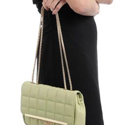 Carlton London Mintgreen Rosabelle Quilted Medium Shoulder Bag-image-32