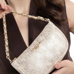 Carlton London Beige Raffaella Animal Effect Medium Shoulder Bag-picture-40