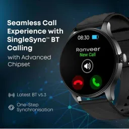Fastrack Jupiter R1 Smartwatch with SingleSync BT Calling (Black) image 4