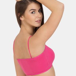 Tweens Pack Of 2 Cotton Removable Padding Medium Coverage All Day Comfort Bandeau Bra image 2