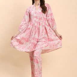 Noia Long Sleeved V-Neck Tunic With Trousers Co-Ords-picture-55
