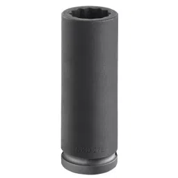 FACOM 19.05 mm (3/4 Inch) Square Drive Impact Socket Deep 12 Points 17 mm, NKD.17L-10