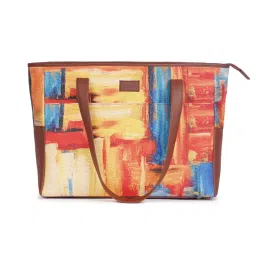 ZOUK Multicolor Printed Mother's Tote Bag image 4