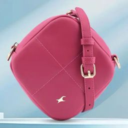 Fastrack Pink Solid Small Sling Handbag-73