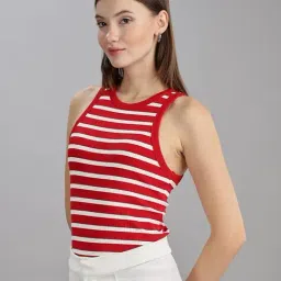 TOMMY HILFIGER Red Stripes T-Shirt-image-18