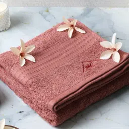 Monte Carlo Jazz Pink Cotton Bath Towel-picture-28