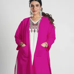 LetsDressUp Women Longline Shrug-33
