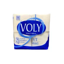 Voly 2 Ply VT Toilet Paper Rolls 4in1 10x10 cm, 1300 Pulls (325 Pulls x 4 Pcs)-42