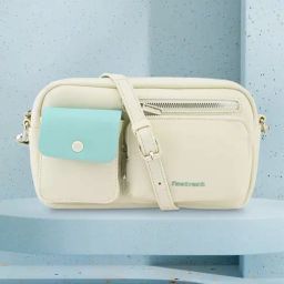 Fastrack White Solid Medium Sling Handbag-7