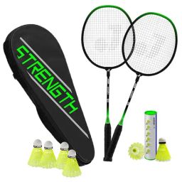 Jaspo Smash Hard High Tempered Steel Shaft Racket Badminton Set with 6 Nylon Shuttlecocks-image-37
