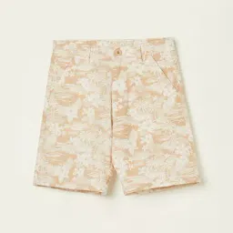 Fame Forever by Lifestyle Boys Beige Shorts-picture-1