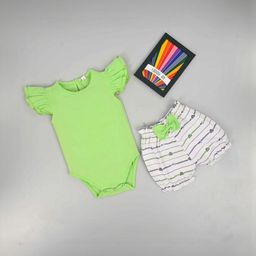 Hijo Kids Wear Girls Green Clothing Set-picture-14