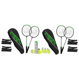Jaspo Voyager Plus GX-01 Series High Tempered Steel Shaft Racket Badminton Set-image-62