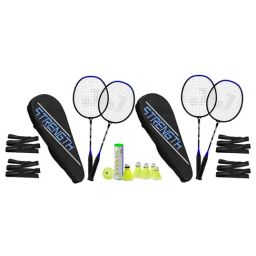 Jaspo Voyager Plus GX-01 Series High Tempered Steel Shaft Racket Badminton Set-image-86