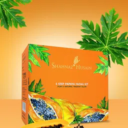 Shahnaz Husain Set Of 2 5 Step Papaya Facial Kit 50 g Each-18