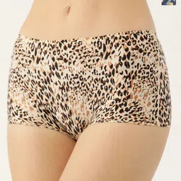 Ms.Lingies Pack Of 2 Printed Seamless High-Rise Boy Shorts Briefs MSP106-image-61