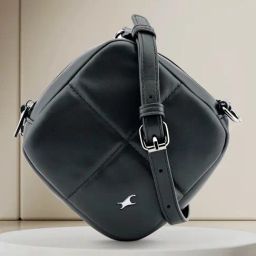 Fastrack Black Solid Small Sling Handbag-image-46
