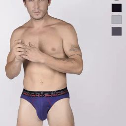 Vip Assorted Cotton Skinny Fit Briefs - Pack Of 3-126