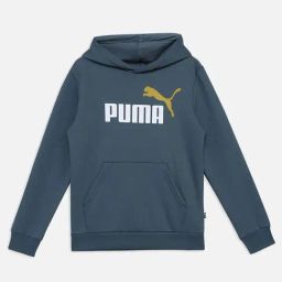 Puma Boys Gray Skies Cotton Logo Full Sleeves Hoodies-image-14