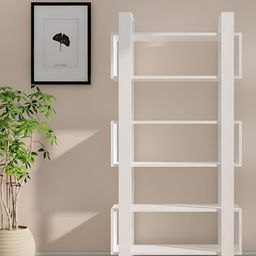 HEXA RED White Moisture & Termite Resistant Free Standing Book Shelf image 5