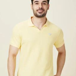 Being Human Yellow Regular Fit Polo T-Shirt-image-14