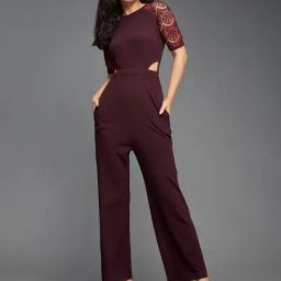 Miss Chase Purple Polyester Solid Jumpsuit-picture-40