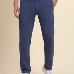 JADE BLUE Men Cotton Slim-Fit Mid-Rise Track Pant-image-66