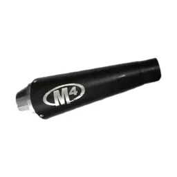 RA Accessories M4Black Mild Steel Bike Exhaust for Honda CB Unicorn 160-picture-43
